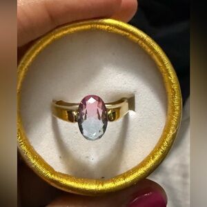 Blue and purple ring‎